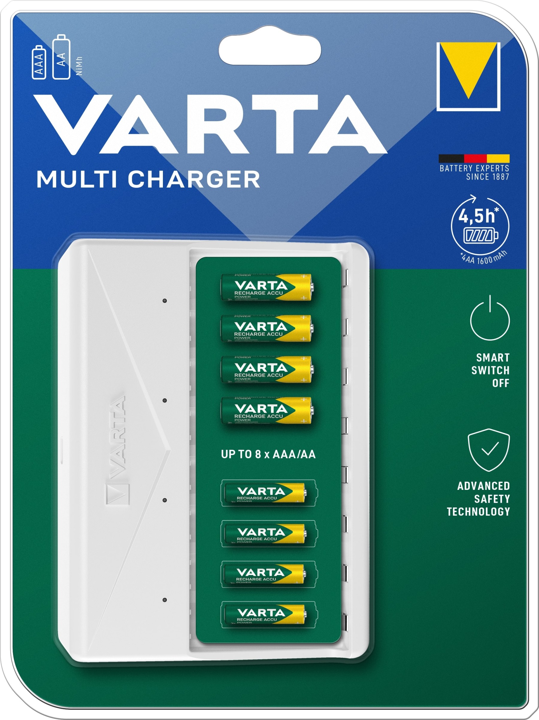 VARTA Easy Multi Charger with USB Type C Input